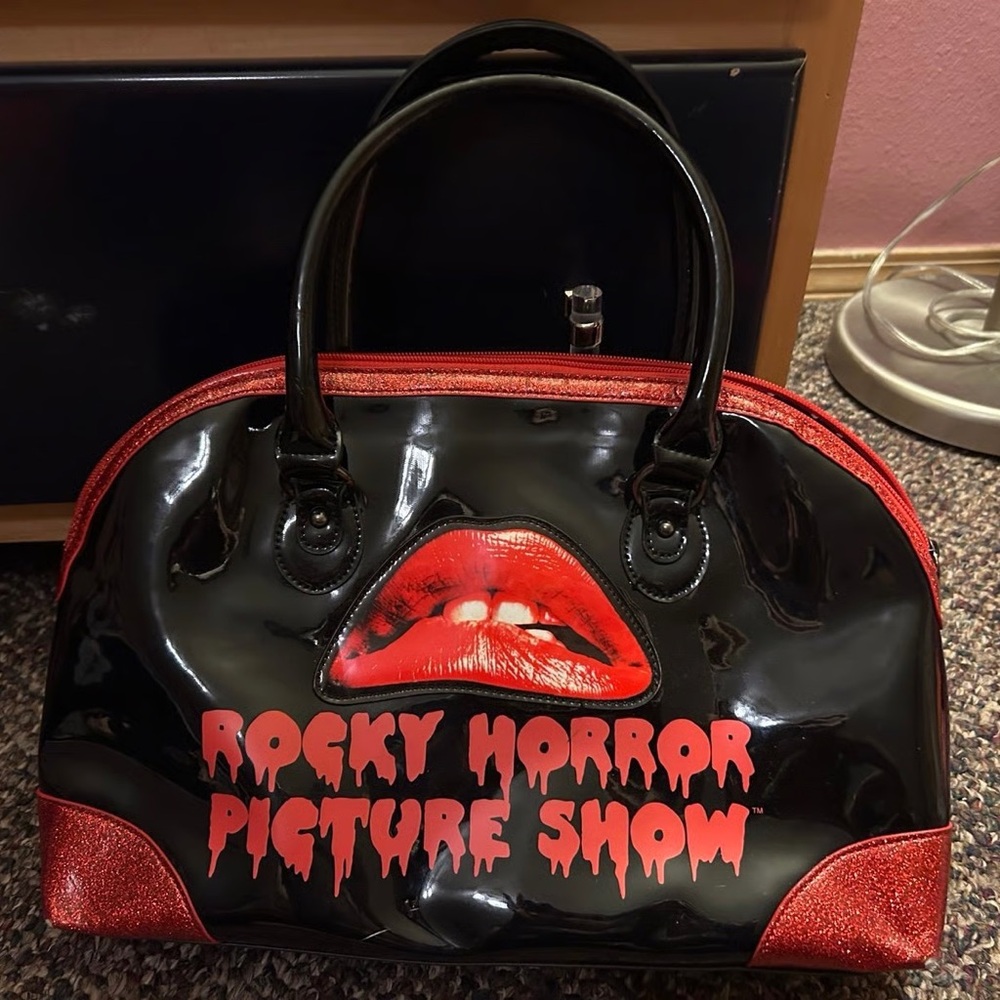 Black and Red Handbag
